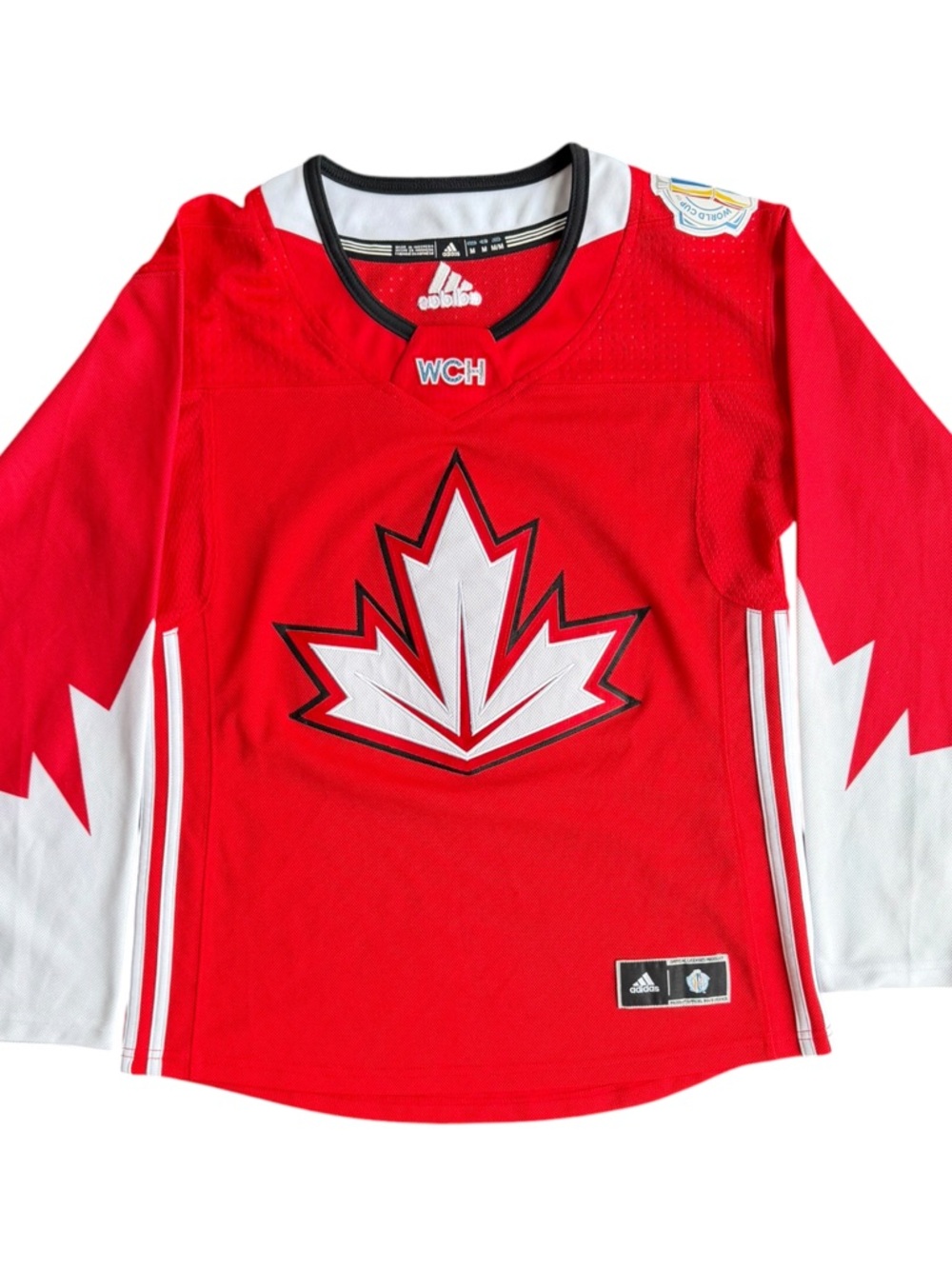 Team Canada WCH 2016 Adidas Hockey Fan Wear Slim Fit Jersey Size: M